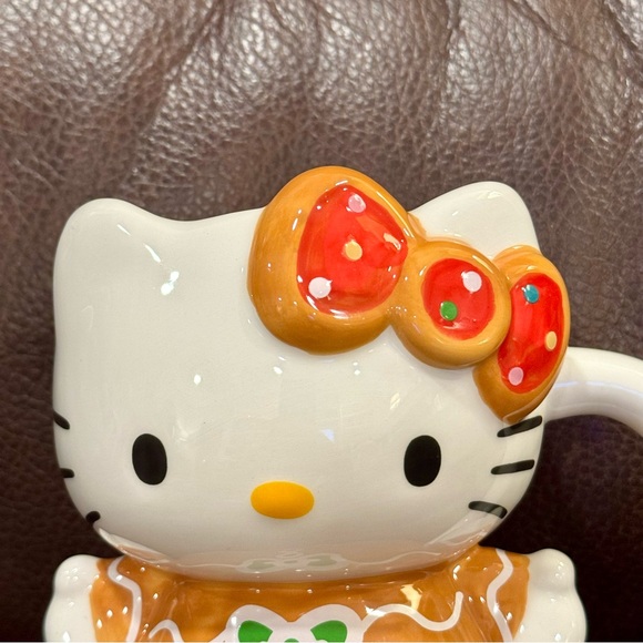Hello Kitty in Gingerbread Dress 20oz Ceramic Christmas Mug - Picture 2 of 13